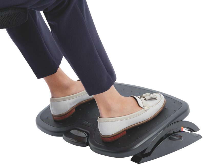 Appui-pieds Kensington SmartFit® SoleMate Plus en plastique noir
