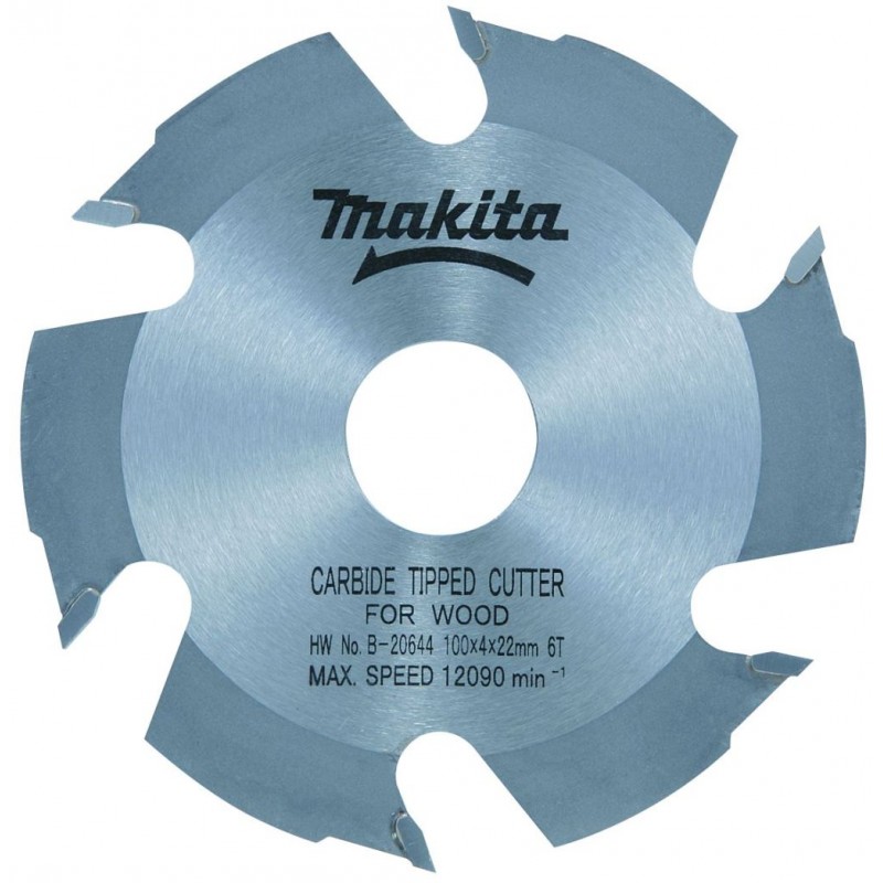 Makita B-20644 Fraise à rainurer 100x22 mm 6 dents
