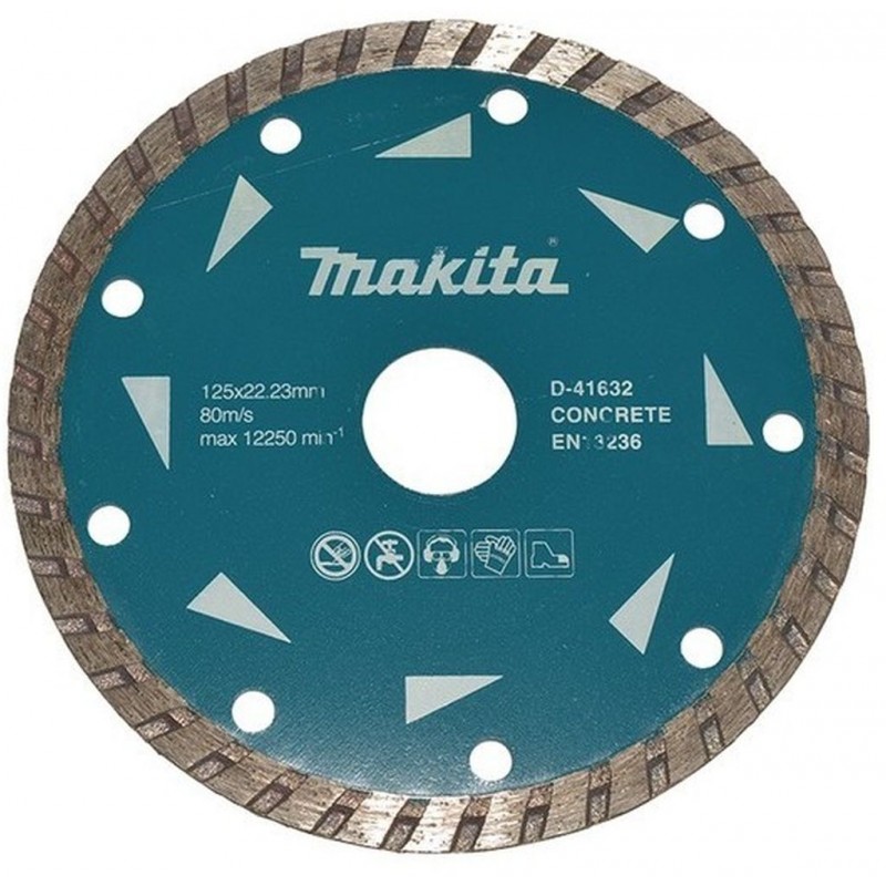 Makita D-41632 Disque diamanté Turbo 125x22,23 mm