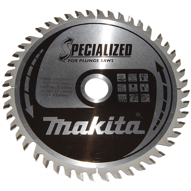 Lame de scie Makita B-09276 160x20 mm 48 dents