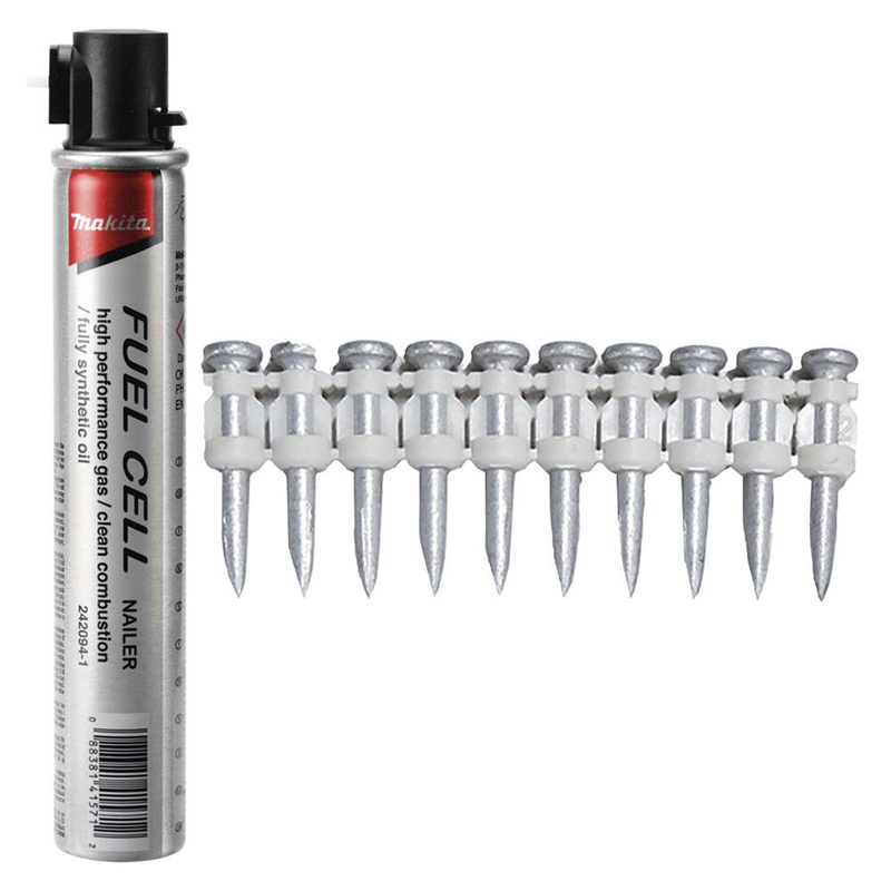 Makita Cloueur à béton 3,1x22mm HC6 - 196287-1 — lot de 1000 pièces