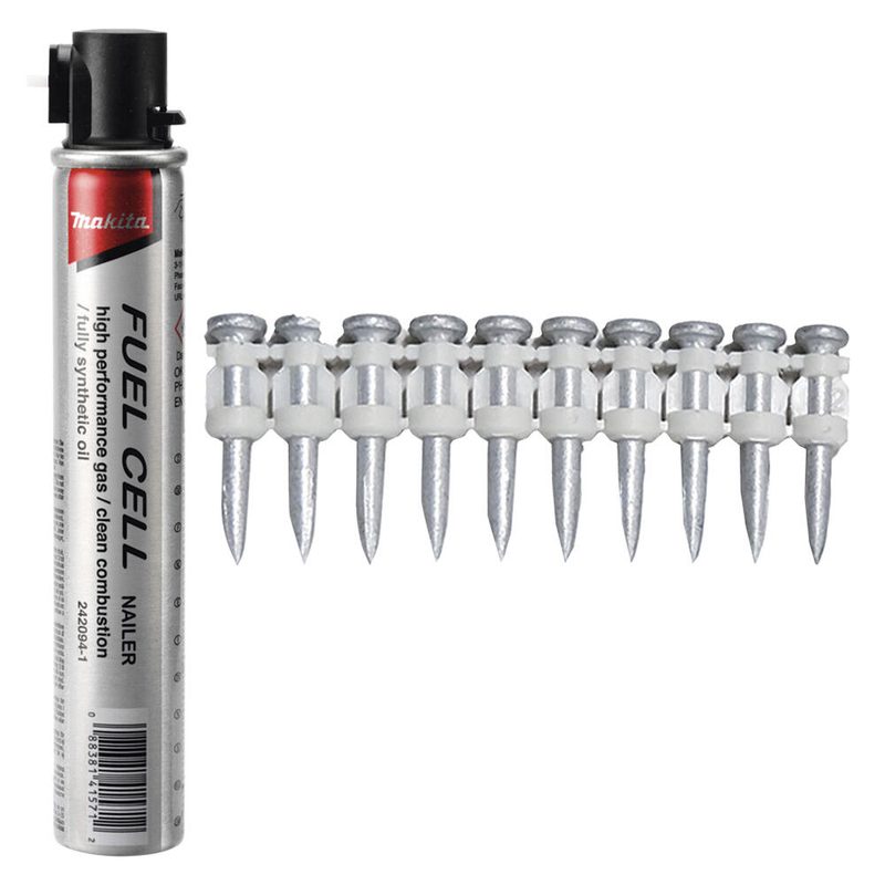 Makita Clou à béton 3,1x27mm HC6 - 196288-9 — lot de 1000 pièces