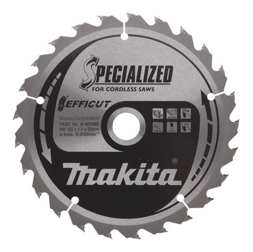 Lame de scie Makita EFFICUT 165x20x2,5Z