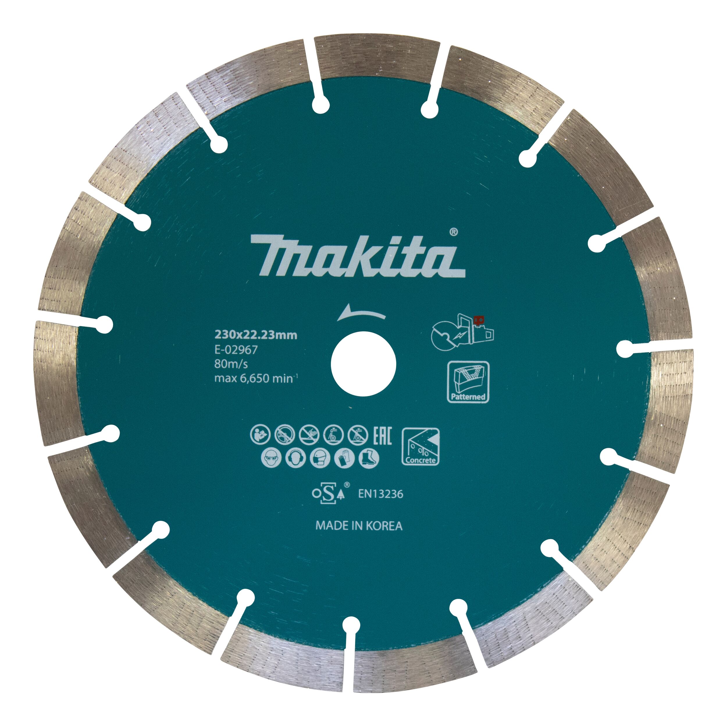 Disque diamant Makita 230 mm pour béton E-02967