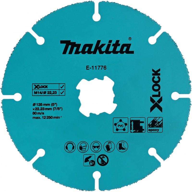 Makita E-11776 Disque de tronçonnage TCT X-LOCK 125 mm