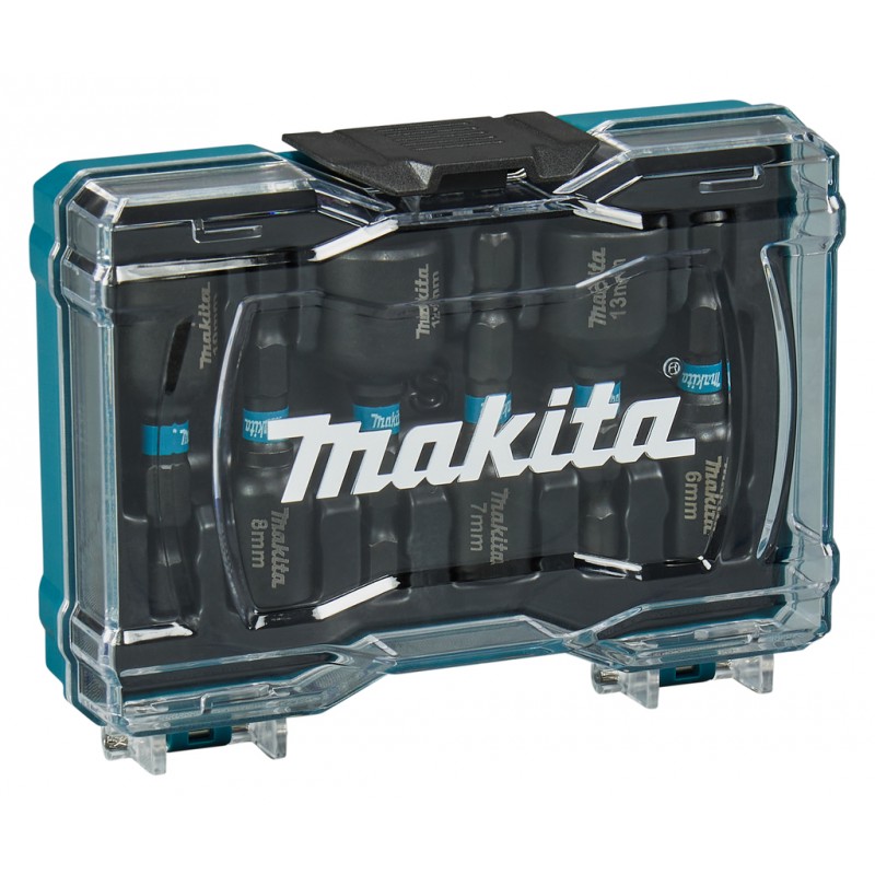 Makita E-15768 Jeu de douilles à choc magnétiques 1/4" IMPACT BLACK 6 pièces — lot de 6 pièces