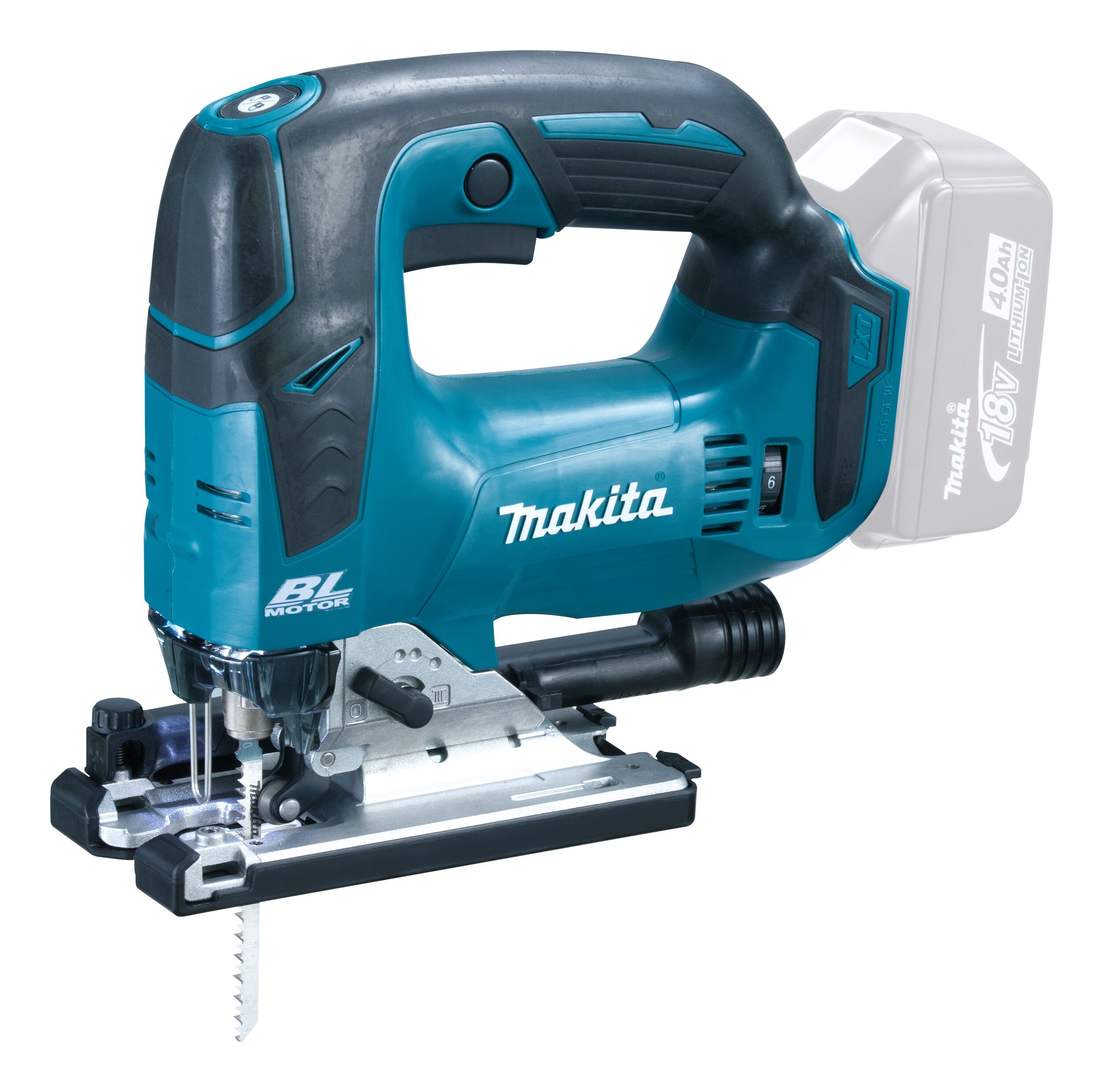 Makita DJV182Z Scie sauteuse pendulaire à accumulateur Li-ion LXT 18V, seule sans accumulateur