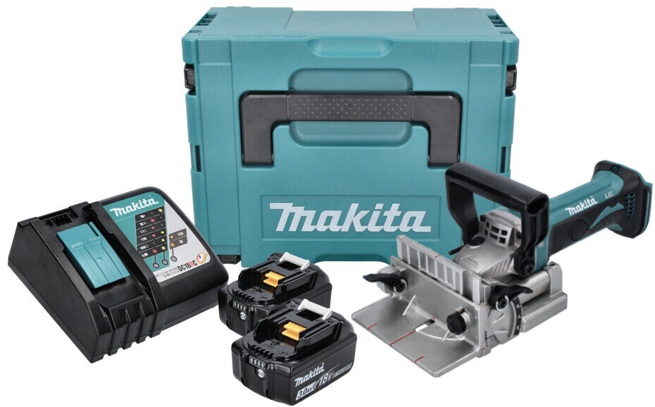 Makita DPJ180RFJ défonceuse à feuillures sur batterie 18V