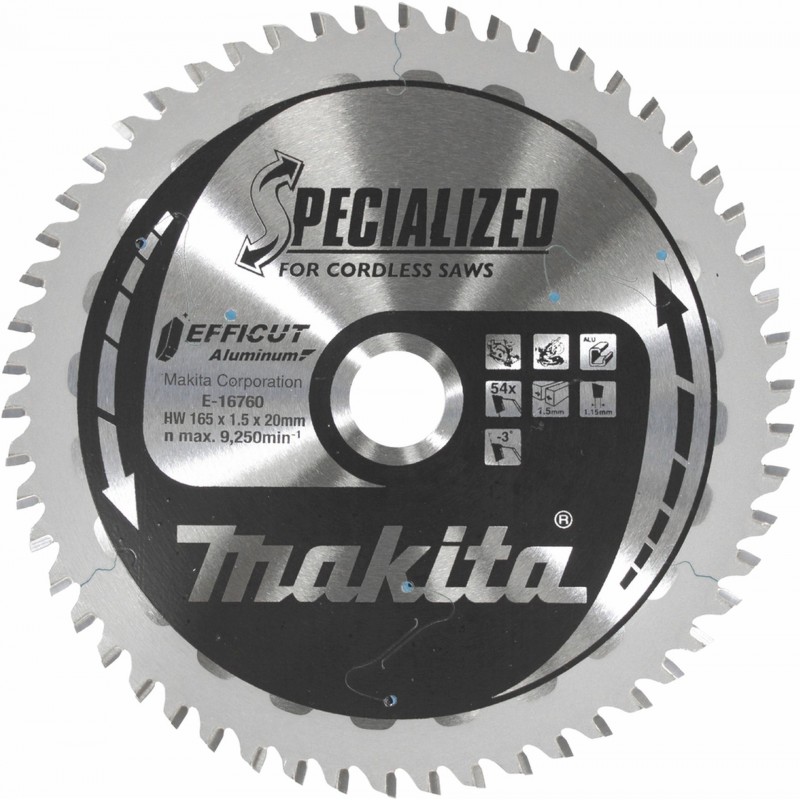 Lame de scie Makita E-16760 165x20x54 Efficut