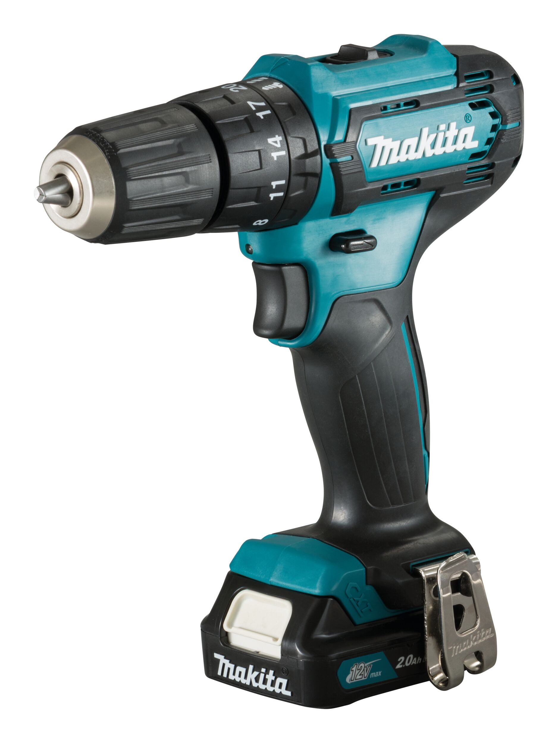 Makita HP333DSAX1 Perceuse-visseuse à percussion sans fil (2x2,0 Ah/12 V), coffret