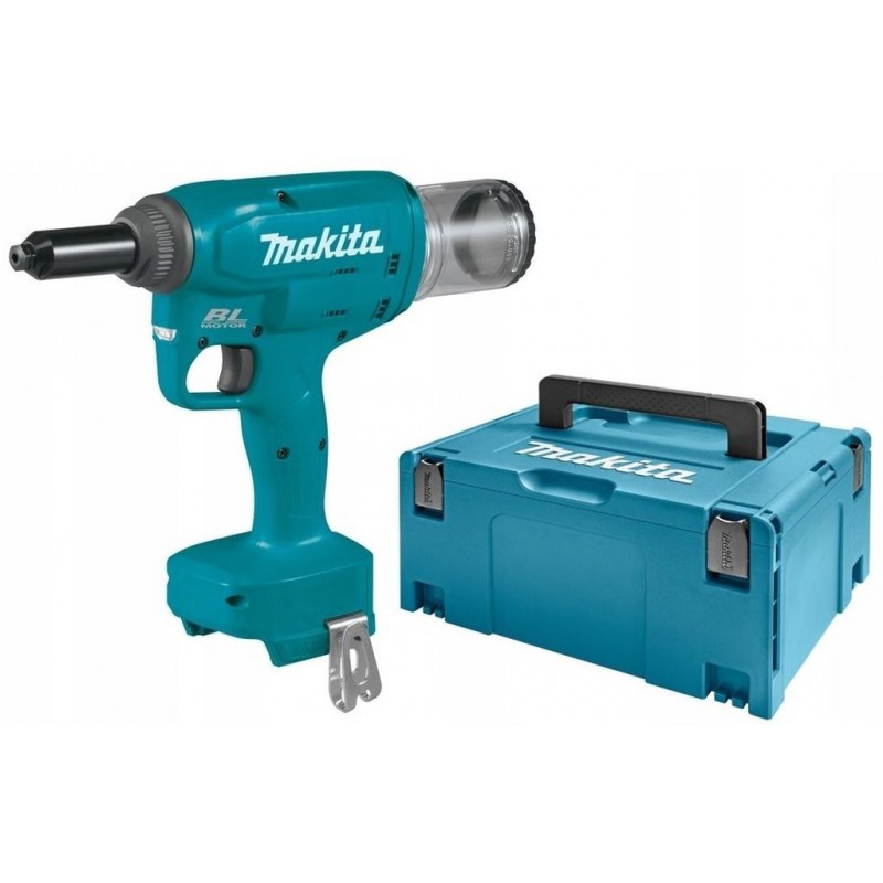 Makita DRV150ZJ Pince à rivets aveugles Li-ion 18V, sans batterie, coffret Makpac 3