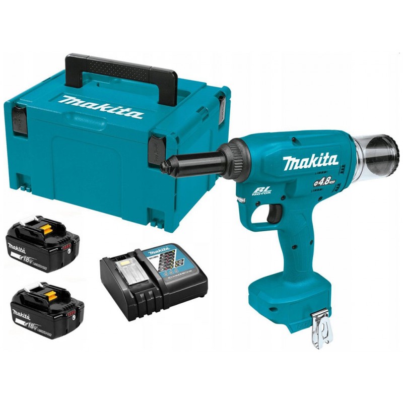 Makita DRV150RFJ Pince à sertir Li-ion LXT 2x18V/3,0 Ah avec Makpac