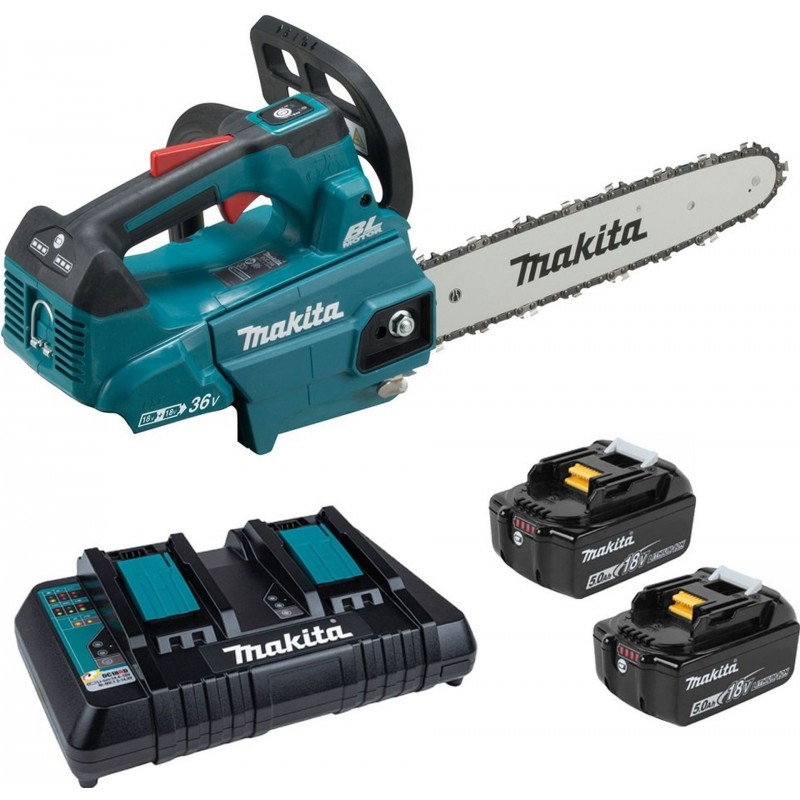 Makita DUC306PT2B Tronçonneuse à chaîne sans fil Li-ion LXT (2x18V/5,0Ah)