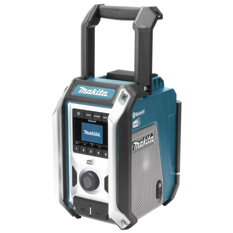 Makita DMR115 Radio de chantier sur batterie DAB, Bluetooth, USB Li-ion CXT 10,8/12V, LXT 14,4/18V, solo sans batterie