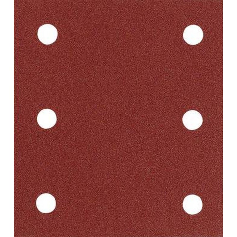 Papier de verre Makita 10x à fixation auto-agrippante 102 x 114 mm K40 - P-33087 — lot de 10 pièces