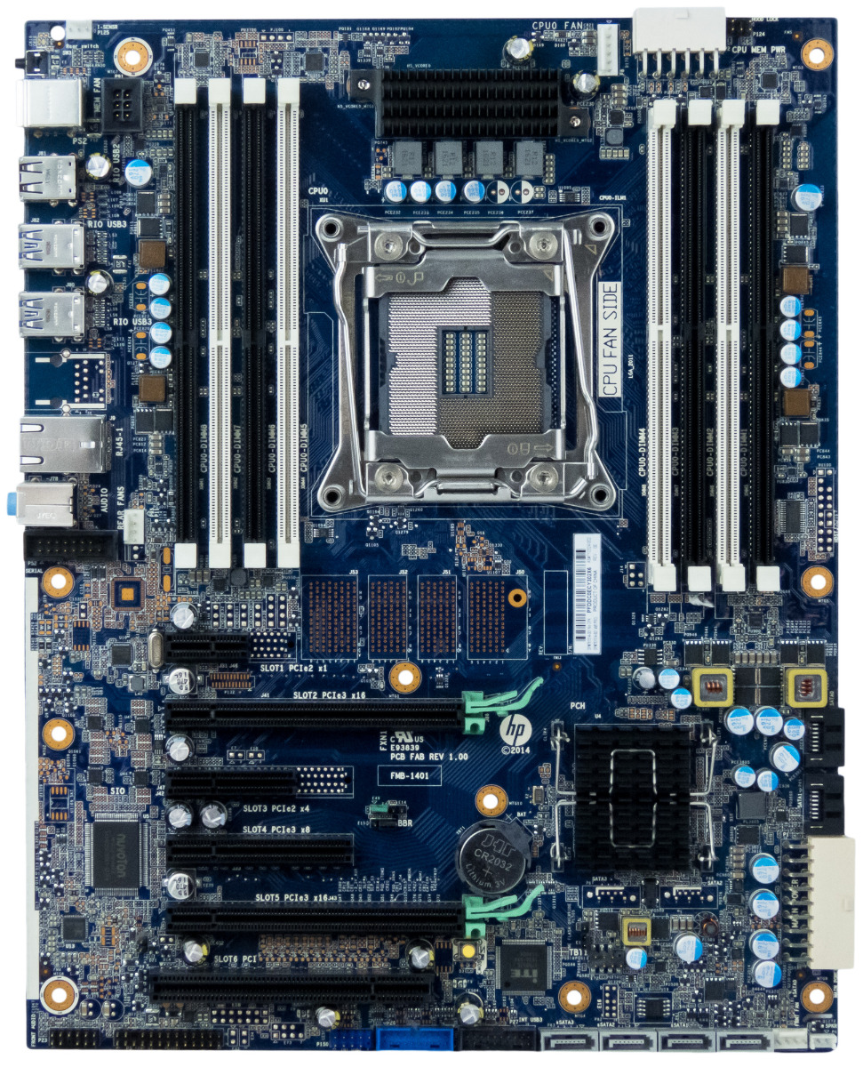 HP 761514-001 710324-002 FMB-1401 SOCKET LGA2011-3 DDR4 PCIe PCI pour Z440