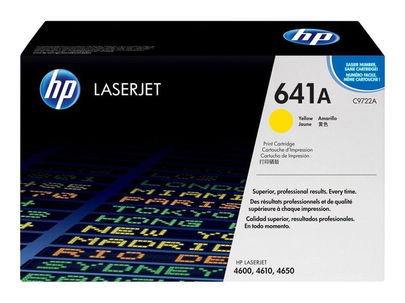 HP Original 641A Toner jaune 8 000 pages (C9722A)