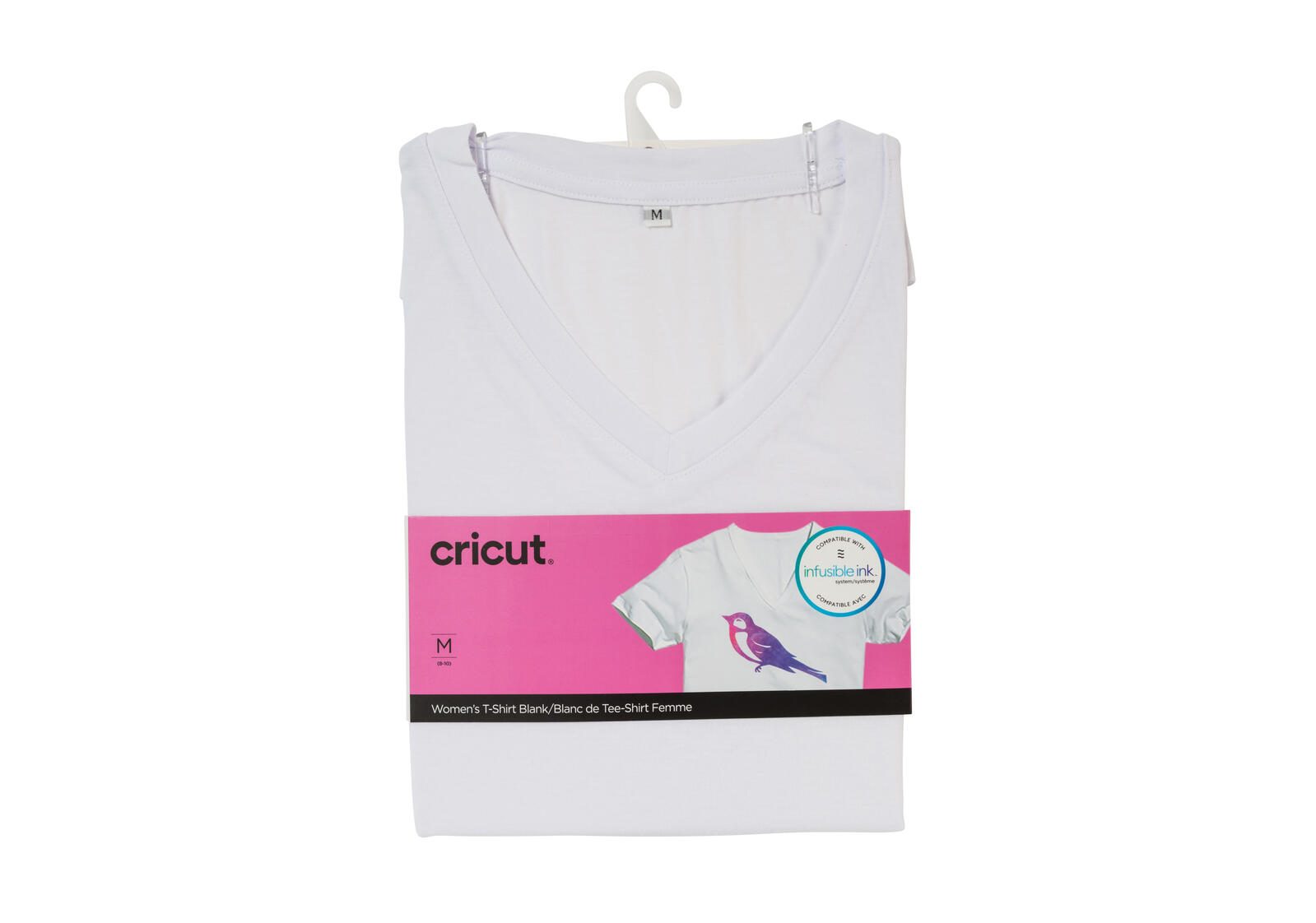 T-shirt femme blanc Cricut Infusible Ink (M)