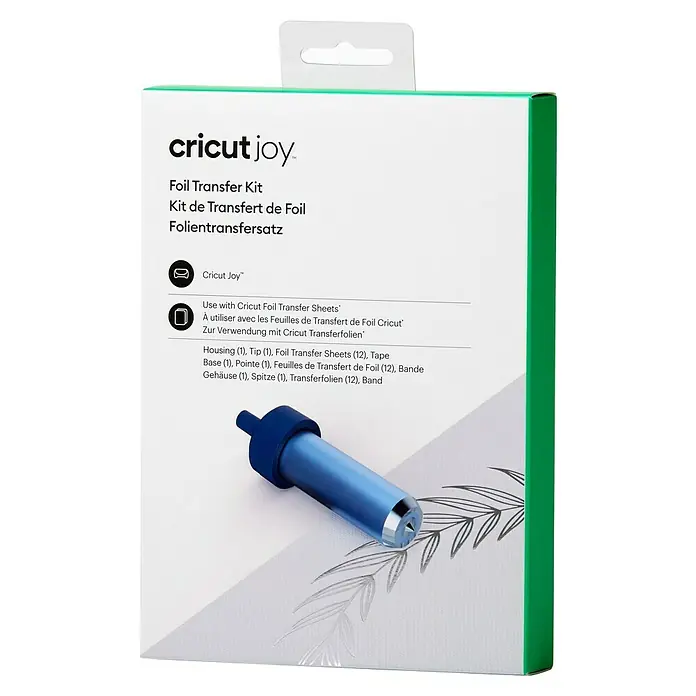 Outil de transfert de feuille pour plotter de découpe Cricut bleu