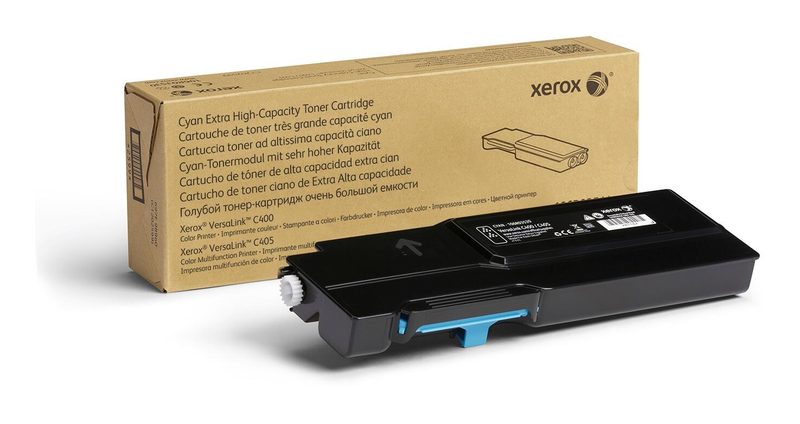 Cartouche de toner Xerox VersaLink C400/C405 extra haute capacité cyan pour jusqu'à 8 000 pages (106R03530)