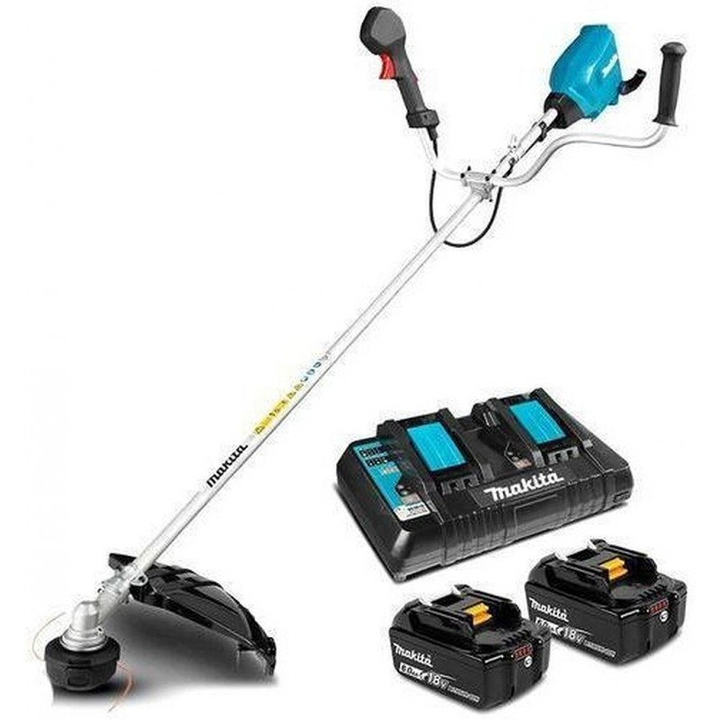 ABVERKAUF Débroussailleuse sur batterie Makita DUR369APT2 Li-ion LXT (2x5,0 Ah/18V) APRÈS SERVICE