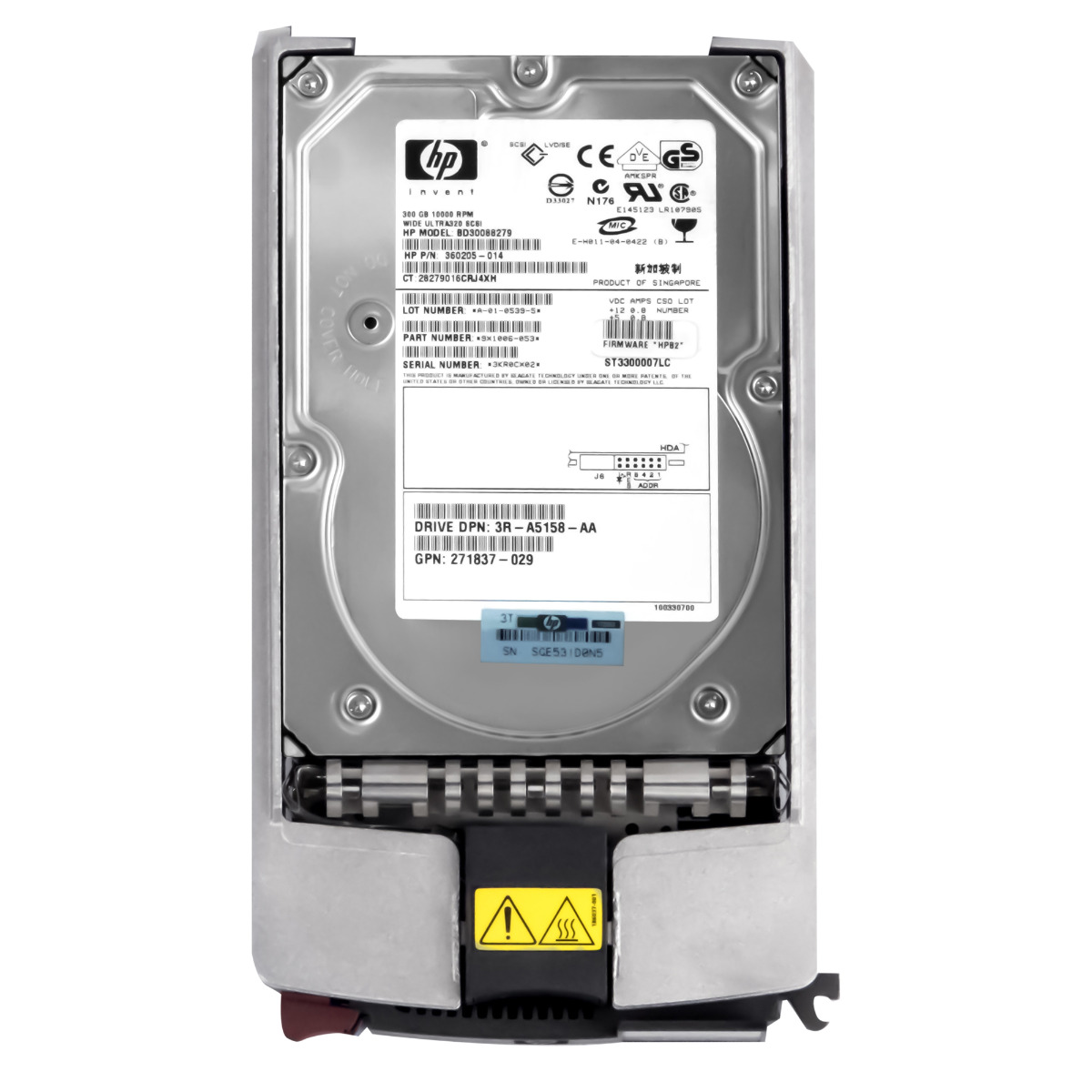 HP 360205-014 300 Go 10K 8 Mo SCSI U320 3,5'' BD30088279