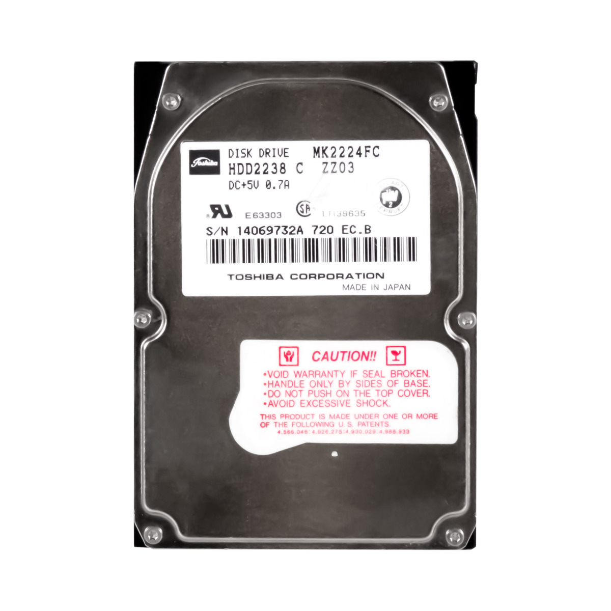 TOSHIBA 213 Mo 4,2K ATA 2,5'' MK2224FC