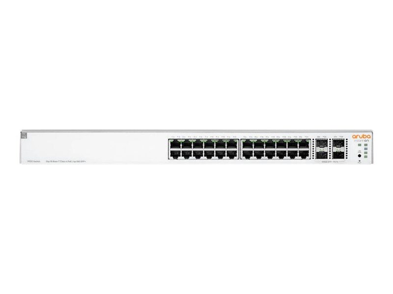 HPE Networking Instant On 1930 24G 4SFP+ 195W PoE Managed 24Port Gigabit 195W PoE + 4x Gigabit SFP 1HE Rack JL683B