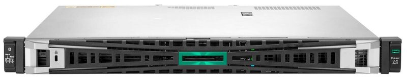 HPE ProLiant DL20 Gen11 P87466-425 (HPE Smart Choice) 1x Intel® Xeon® 6333P 6 cœurs 3,1 GHz, 1x 32 Go-U, Intel® VROC, 4-SFF, 2x SSD SATA 480 Go, 1x 1000W