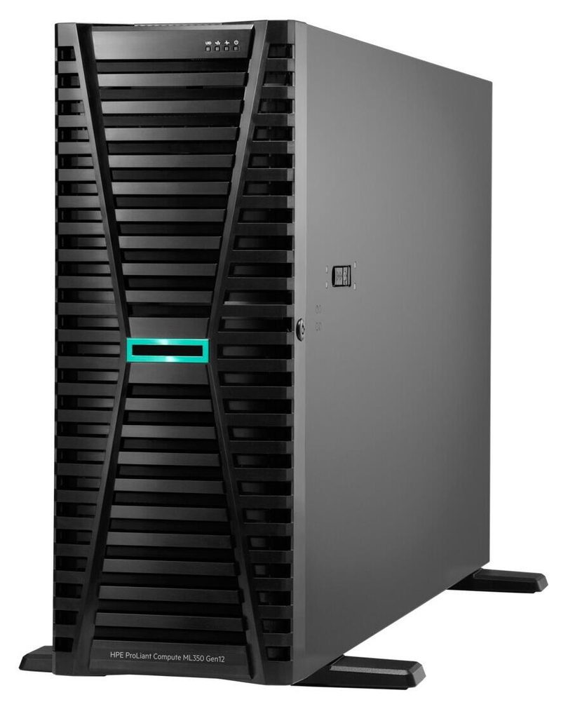HPE ProLiant Compute ML350 Gen12 P87787-425 1x Intel Xeon 6505P 12-Core 2,2GHz, 1x 64GB‑R, MR408i‑o, 8SFF, 2x 960GB SATA SSD, 2x 1000W
