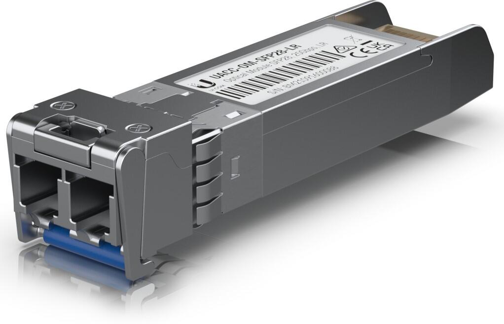 Module émetteur-récepteur monomode Gigabit Ubiquiti UniFi 25 Gbit/s, portée 10 km