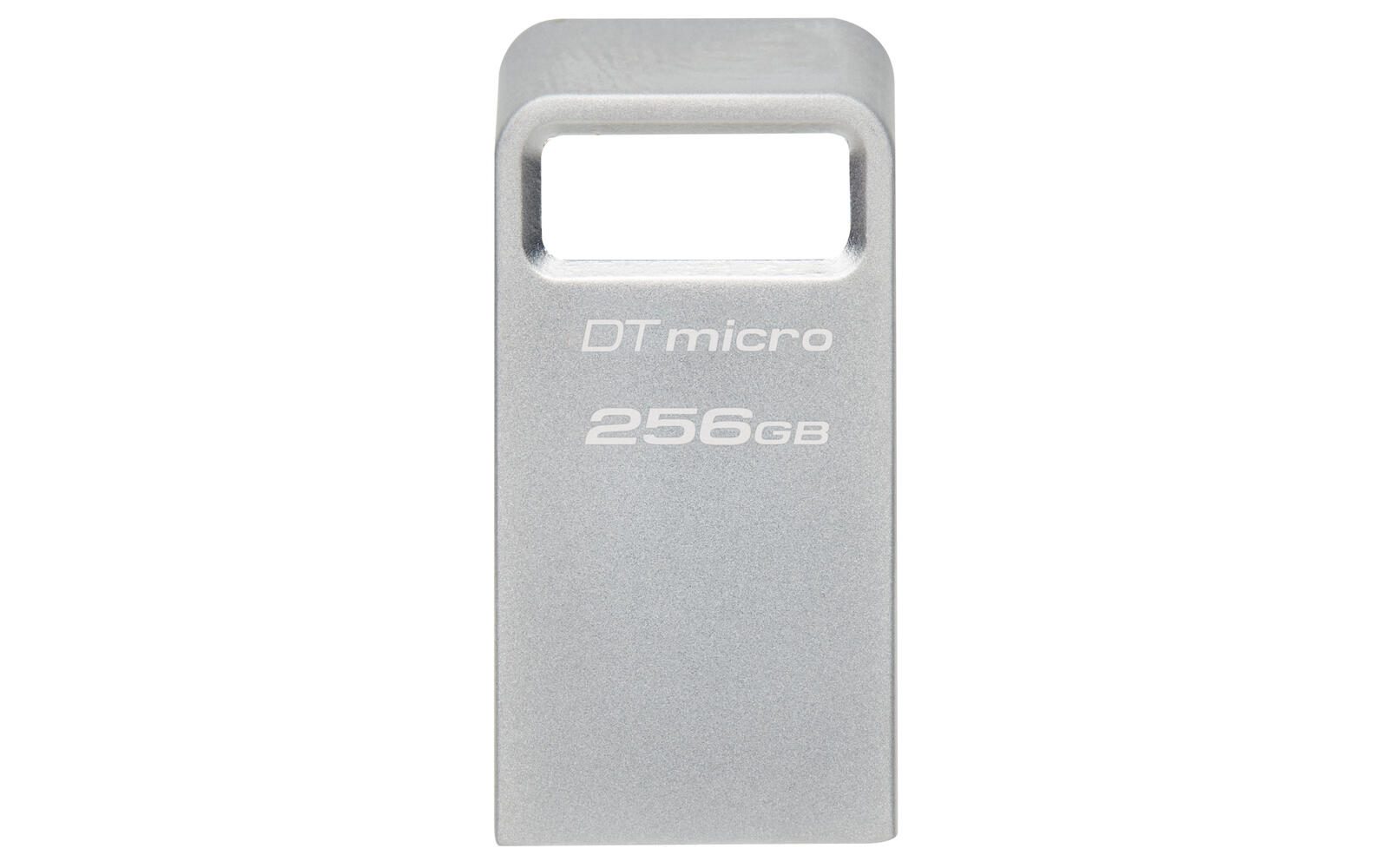 Kingston DataTraveler Micro Clé USB 256 Go USB Type-A 3.2 Gen 1 (3.1 Gen 1), Argent