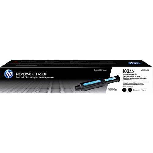 Toner HP Original 103AD (W1103AD) 2x Noir 1 pack = 2 unités