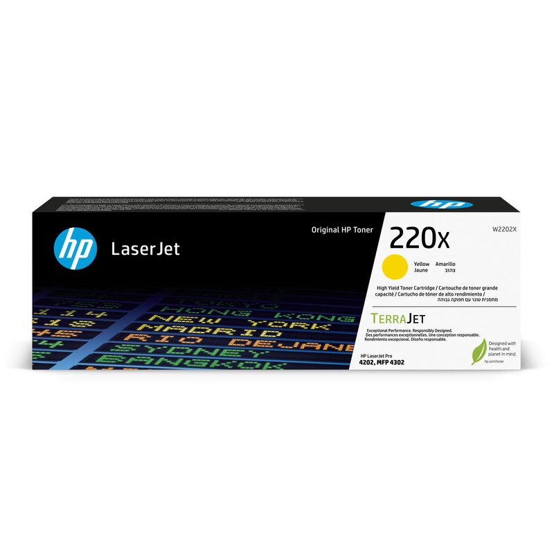 HP Original 220X Toner - jaune (W2202X)