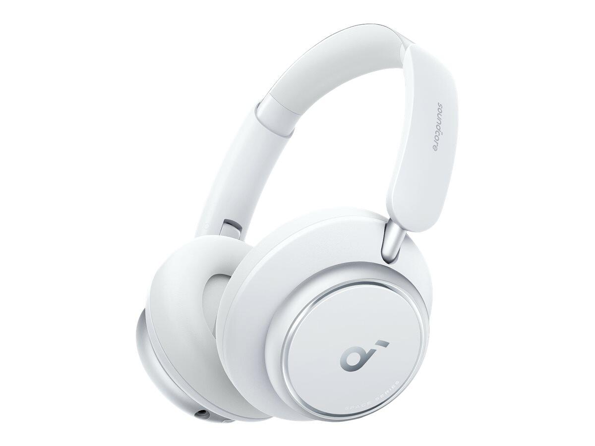 Anker Soundcore Space Q45 Casque circum-auriculaire blanc à réduction de bruit, Bluetooth