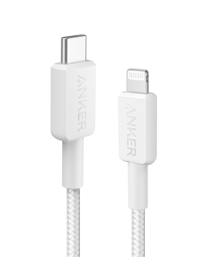 Câble Anker 322 USB-C vers Lightning 90 cm, blanc