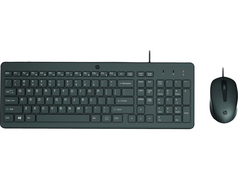 HP 150 Souris et clavier (filaire, noir)