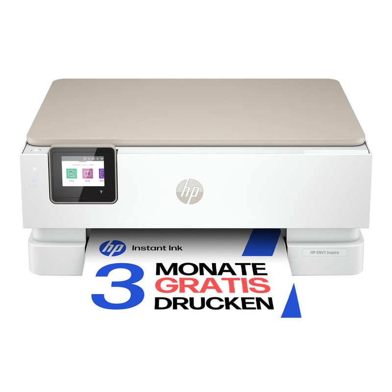 HP ENVY Inspire 7220e Imprimante multifonction jet d'encre A4, 3 en 1, imprimante, scanner, copieur, USB, Wi-Fi, HP Instant Ink
