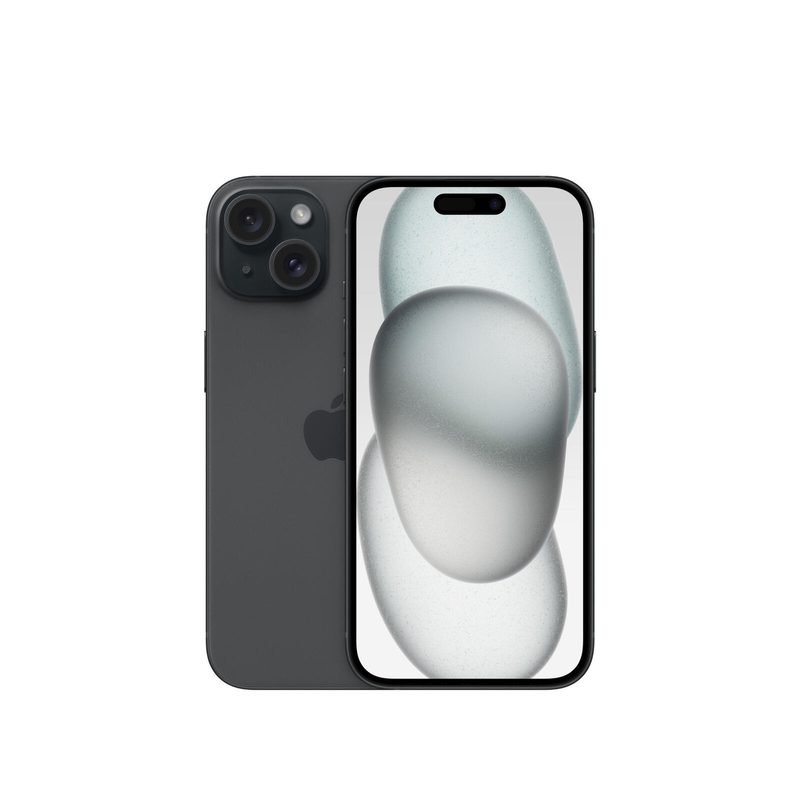 Apple iPhone 15 256 Go noir 6,1" écran Super Retina XDR, connexion USB-C