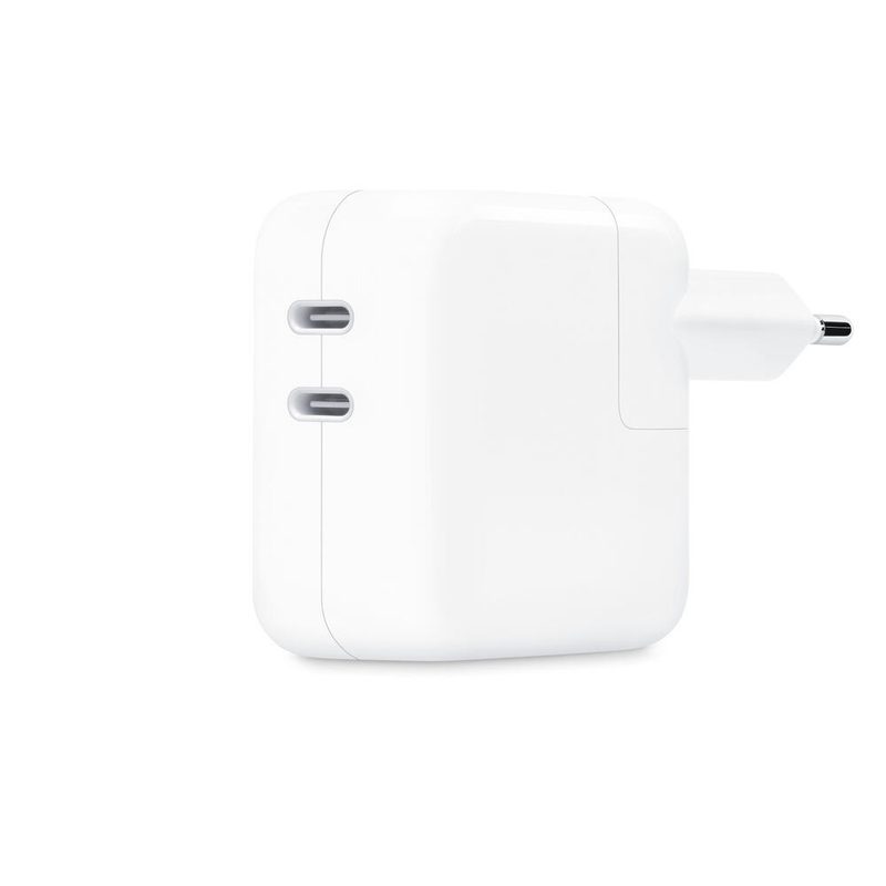 Chargeur Apple 35W 2x USB-C, blanc