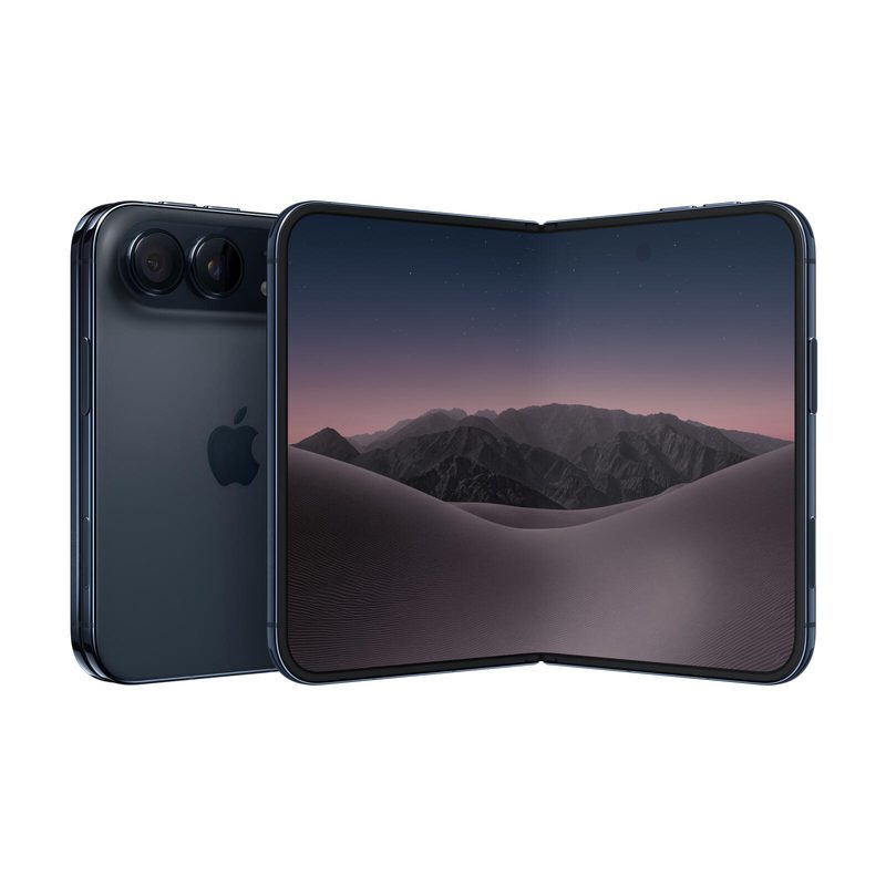 iPhone Apple Duo 1 To Night Sky avec écran Super Retina XDR 7,6" interne + 5,4" externe, connexion USB-C