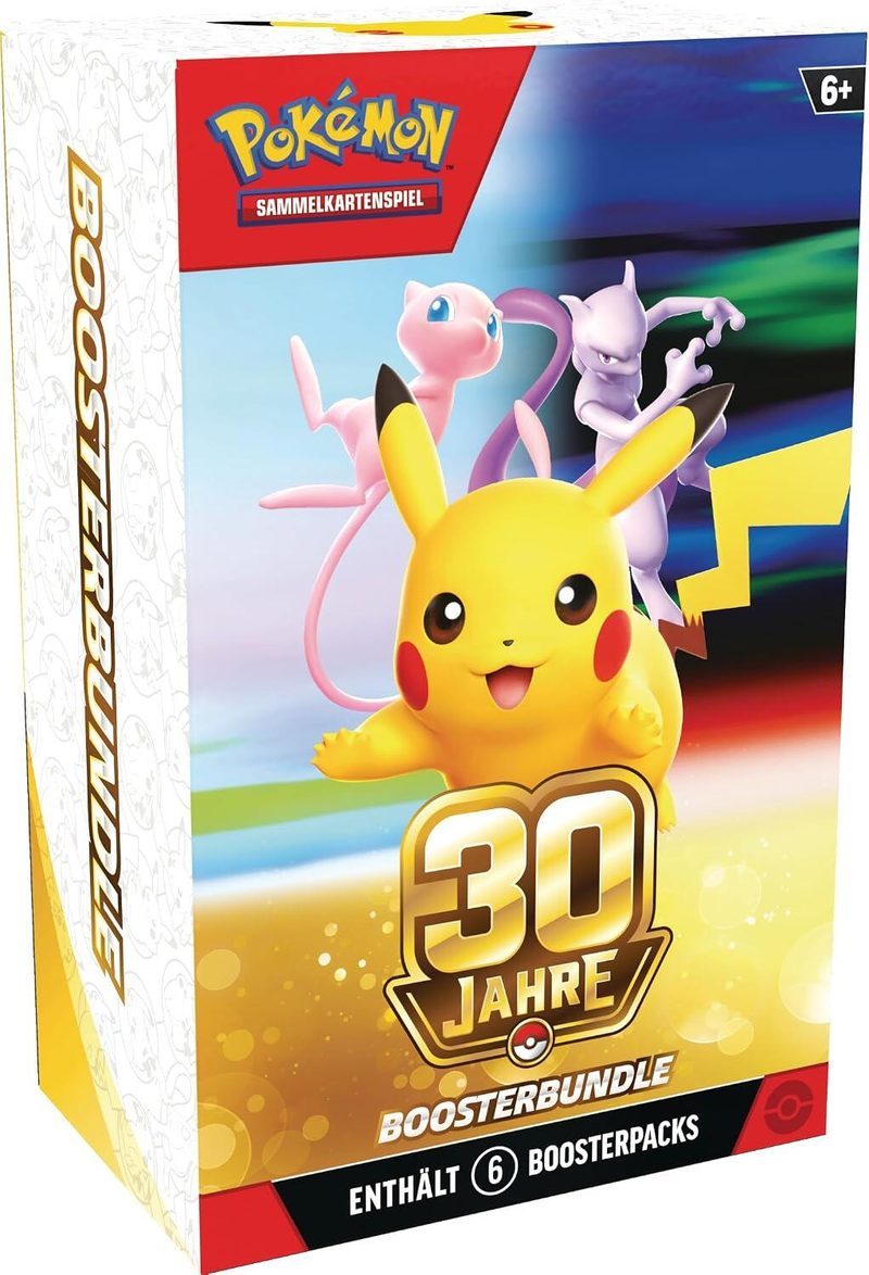 Lot de boosters Pokémon 30 ans Jubilé en allemand
