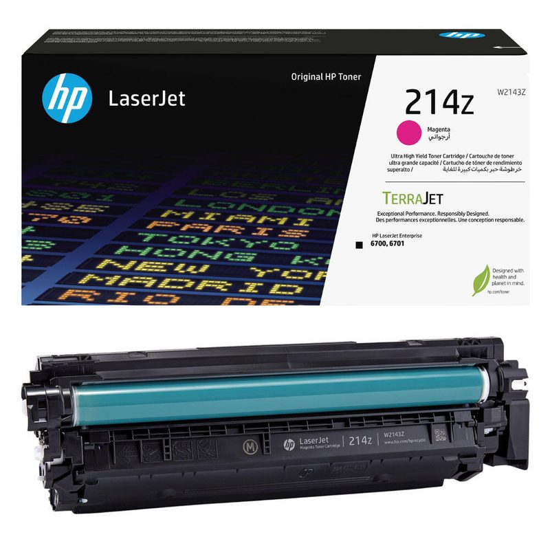 Cartouche de toner HP Original 214Z (W2143Z) Magenta