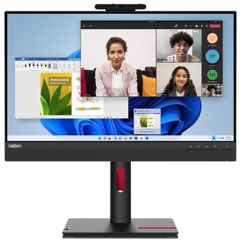 Lenovo ThinkCentre Tiny-in-One 24 Gen 5 Moniteur 60,5 cm (23,8 pouces) Full HD, IPS, 4 ms, HDMI, DisplayPort, USB-A