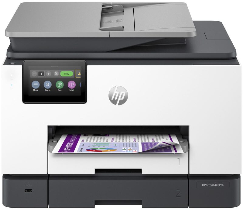 HP Officejet Pro 9130b Imprimante multifonction jet d'encre A4, 4 en 1, imprimante, scanner, photocopieur, fax, USB, LAN, WLAN