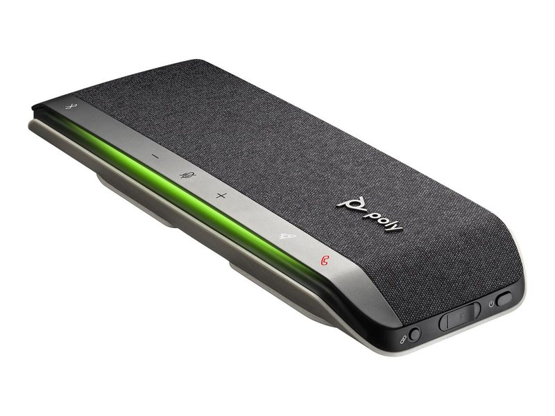 Poly Sync 40+ Téléphone mains-libres intelligent Bluetooth BT600, sans fil, filaire, USB