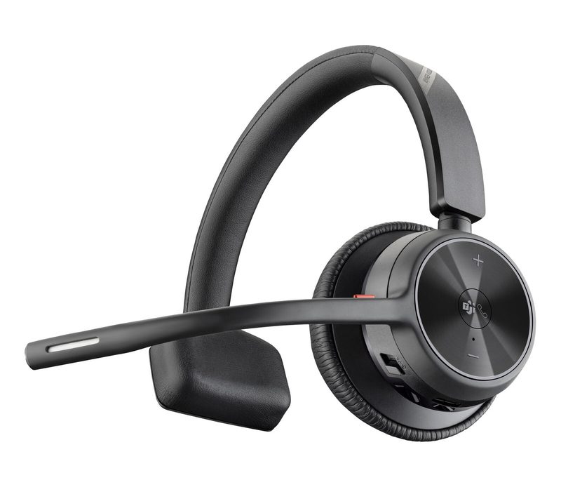 Casque Poly Voyager 4300 UC Series 4310 mono sur l'oreille USB-C, Bluetooth, sans fil, certifié Microsoft Teams