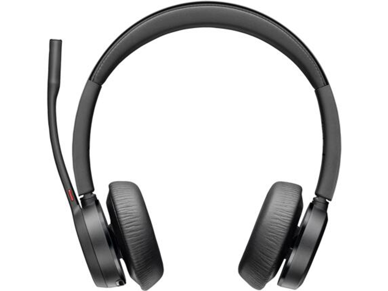 Poly Voyager 4300 UC Series 4320 Casque stéréo On-Ear USB-A, Bluetooth, sans fil, avec station de charge, MS Teams