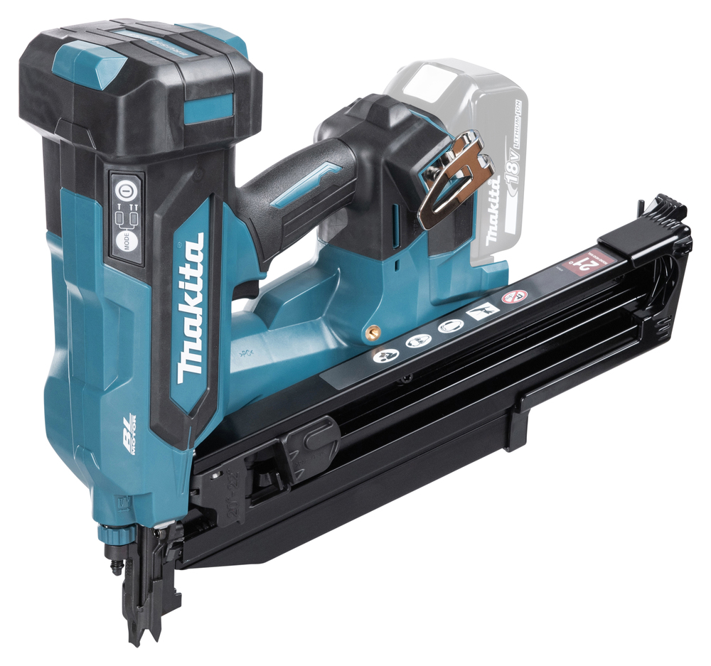 Cloueuse sans fil Makita DBN901ZK, 90 mm pour clous à tête ronde 18V sans batterie ni chargeur