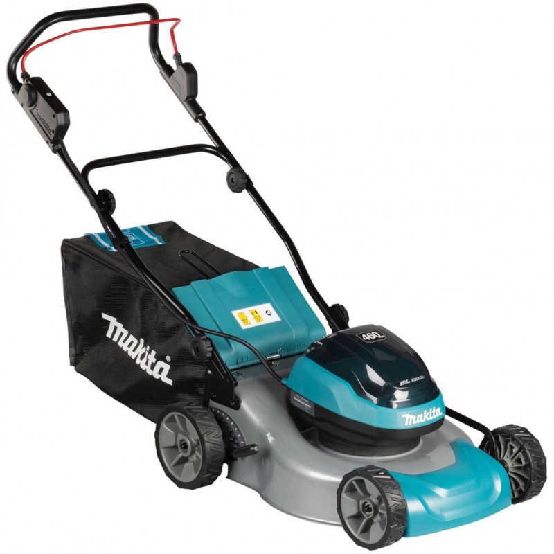 Makita DLM466PT2 Tondeuse à gazon sans fil 46 cm LXT 2x18V